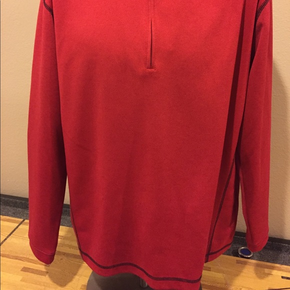 ❤️ 3/$20! ❤️ PEBBLE BEACH 1/2 Zip Long Sleeve Large - Picture 3 of 8